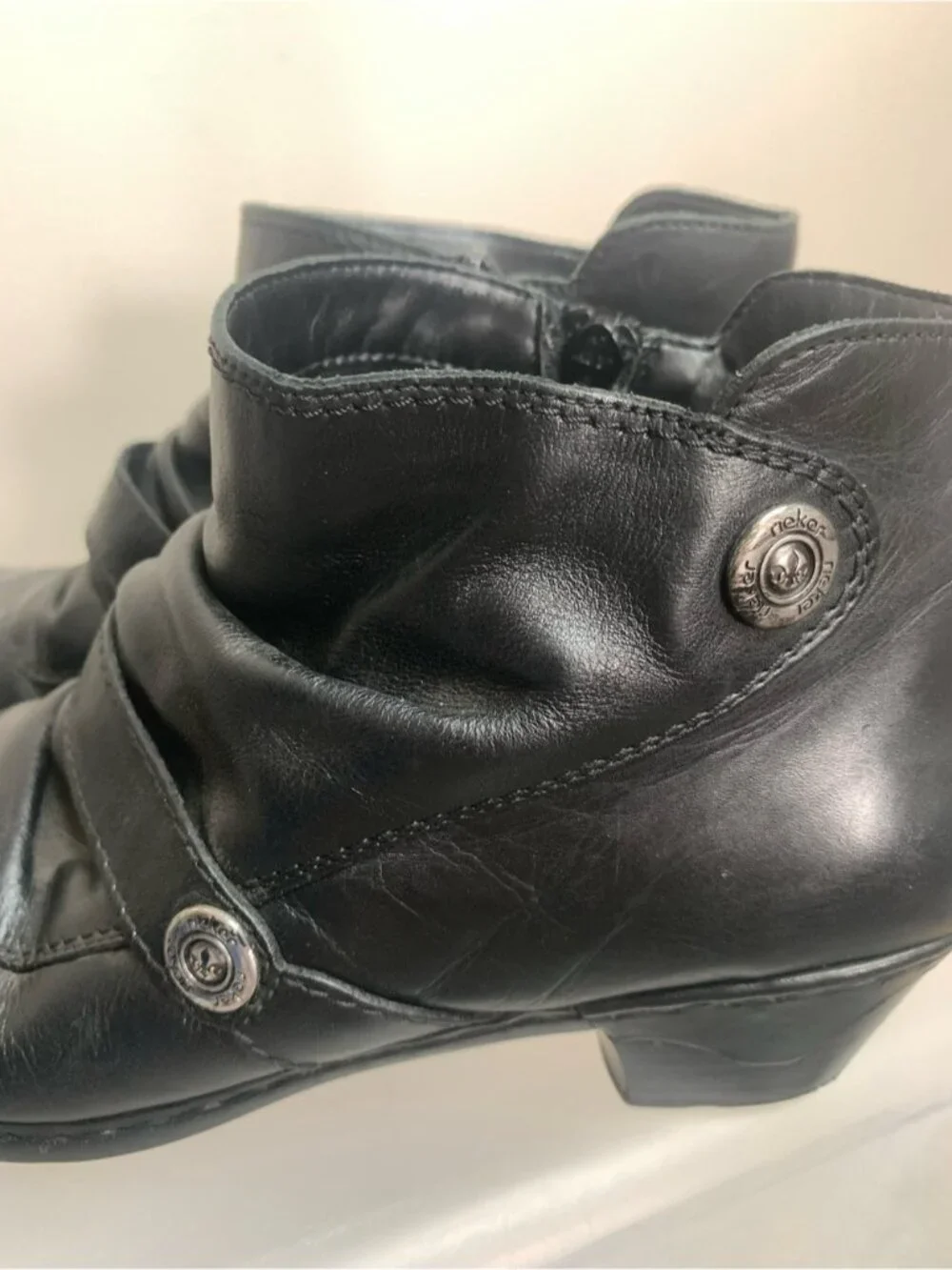 Rieker Black Ankle Boot 41